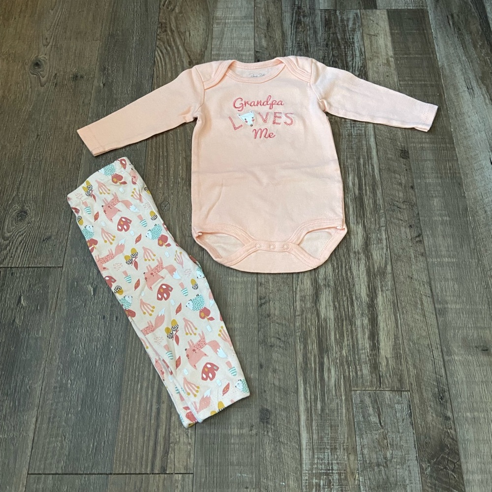 Rene Rofe 'Grandpa Loves Me' Bodysuit and pants set